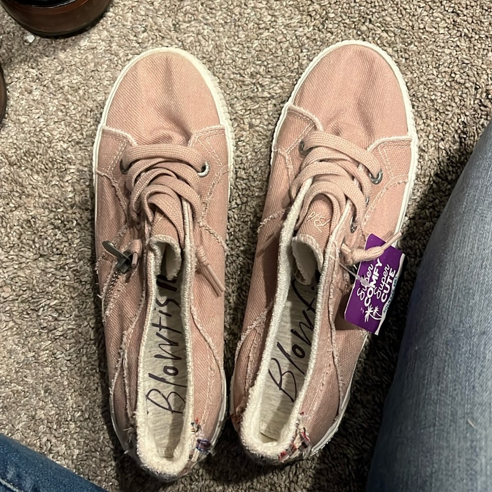 Blush blowfish sneakers